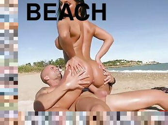 Honey demon fucks hard on the beach p3