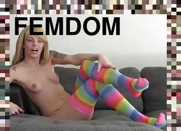 I will let you jerk off to me in my knee high socks joi