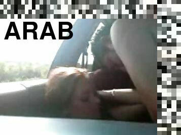 Arab girl sex in a parked car