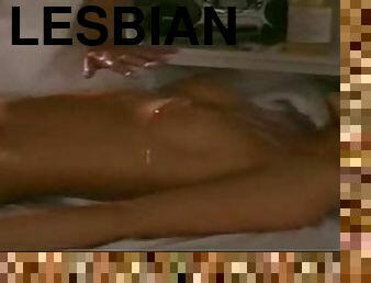 Mega hot lesbian massage video