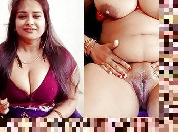 gros-nichons, masturbation, indien, naturel, sœur, seins, taquinerie