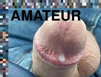 masturbation, amateur, ejaculation-sur-le-corps, énorme-bite, branlette, point-de-vue, ejaculation, solo, bite