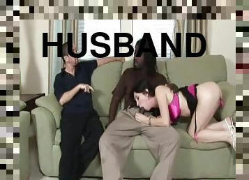 Husband makes wifey fuck black