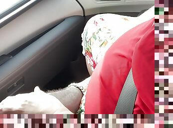 Big Ass Milf Mom With Big Tits Caught Masturbating Publicly In Car &amp; Getting Fingered By Black Guy-Hot Horny Sexy SSBBW 