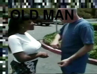 Old man outdoor fuck big tits ebony