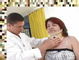 Nasty grandma Ivona gets fucked by a horny young stud