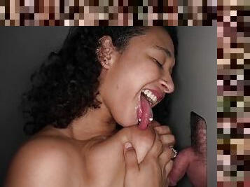 Ebony Mixed Babe Gloryhole