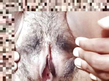 asiático, peluda, masturbación, orgasmo, coño-pussy, esposa, amateur, maduro, casero, indio