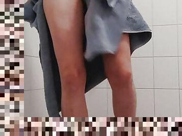 Dirty girl touching herself in the shower