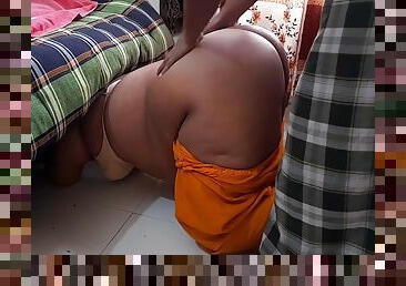 My Indian Sexy Maid Gets Stuck Under The Bed While Cleaning House Then Fuck Her Free - I Give Her Something Behind