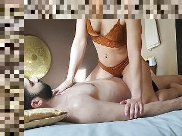 amatör, latinska, massage, par, brunett, verklighet