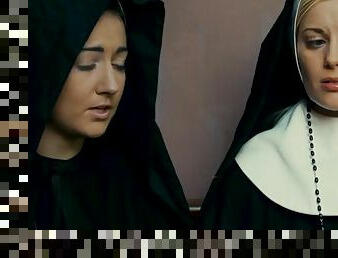 Charlotte Stokely is a horny nun who wants to be seduced by a chick