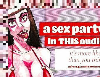 taking your gf to a free use sex party where she gets spanked and used by unknown men and women