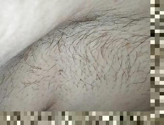 Hairy armpits blowjob nice soft saggy tits grabing