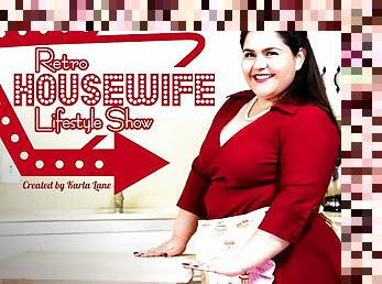 Karla Lane in Retro Housewife Lifestyle Show