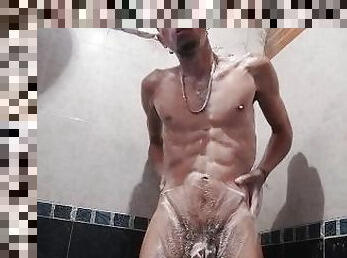 Dante in the shower