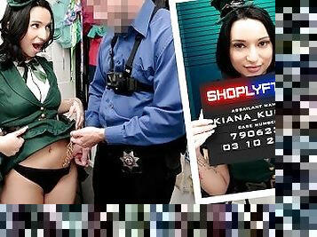 Cute Teen In St Patrick's Day Costume Kiana Kumani Does Whatever Kinky Officer Wants - Shoplyfter