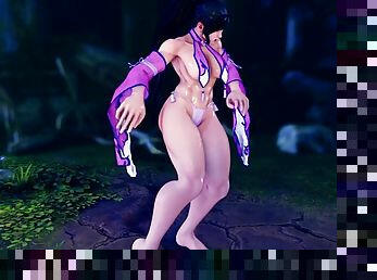 SFV Ryona - Chun-Li Oily + Wiggle Part 2 Japanese Voice USFIV FP