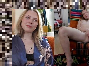 Ersties - Songschreiberin Nelio aus Berlin masturbiert in ihrem WG-Zimmer