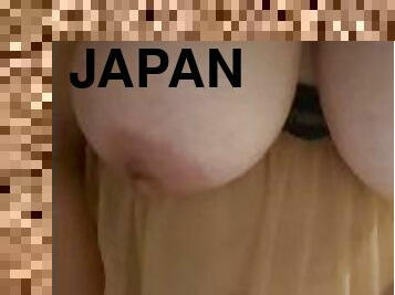 J Cup Japanese Big Tits Mature Wife Emi Cowgirl position from male perspective???????????? (amateur photog