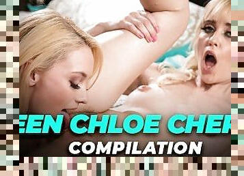 HORNY TEEN CHLOE CHERRY FUCKS HER BESTIES COMPILATION! ROUGH FINGERING, SCISSORING, 3-WAY, & MORE!