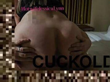 Facesitting on my cuckold husband