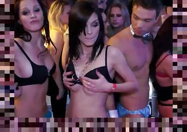 Cfnm amateur teens hard with strippers celebrate