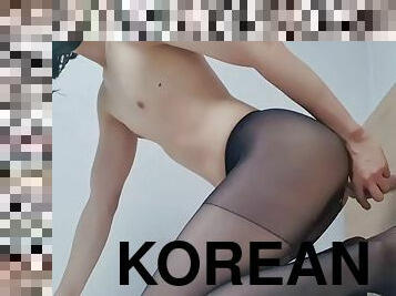 Korean femboy doggystyle