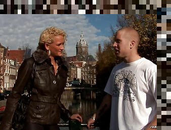 A guy from Poland is treated to an Amsterdam hooker