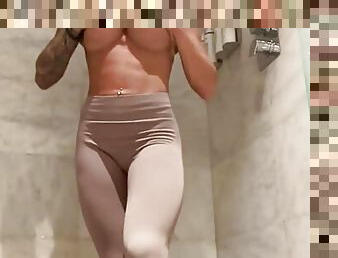 OnlyFans Leaked: MILF on a public shower part 1