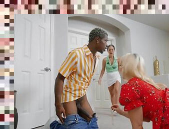 Lewd babes interracial crazy adult video