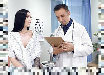 Marley Brinx seduced by a horny doctor for a great fuck