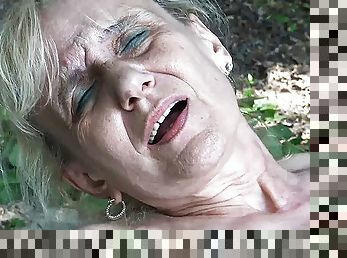 87 years old granny first public sex