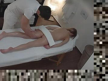 Daughter amateur pussy and tits massage