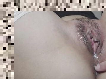 kosmate, orgazem, muca, amaterski, milf, mami, par, pov, mama, mokro