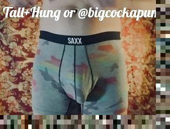Big Cock Underwear Try-on / Pumping!!