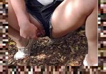 Public squirt on hiking trail