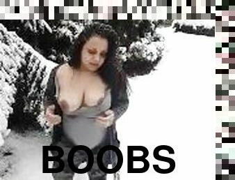 SNOW TREAT BOOBS OUT DICK OUT