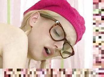 Big Cock Drills Cute Blonde Teen With Glasses Kennedy Kressler