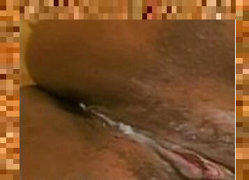 Hot ebony needs help with wet pussy