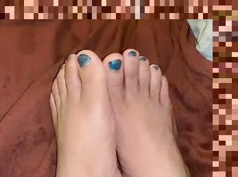 Showing off my paint for foot lovers