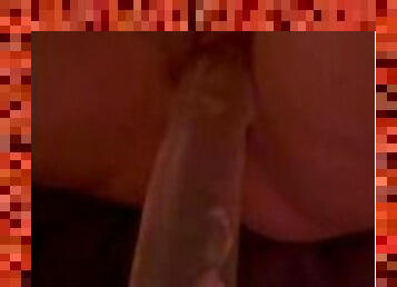 FUCKING SLUT WITH GIANT DILDO