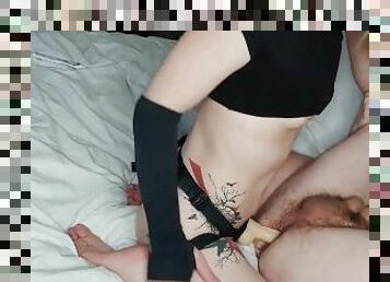 gode-ceinture, amateur, anal, bdsm, dad-girl, européenne, euro, fétiche, petit-ami, bondage