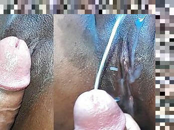 Cumshot Wet Pussy Close Up