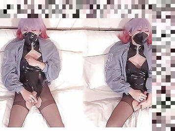 ?Astrum? Mask Girl, Luna Cosplayer Masturbation????????, Hentai Horny Japanese Cosplay part.10