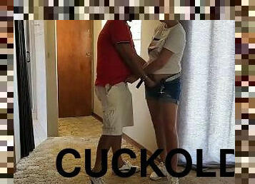 Cuckold i dared my wife to fuck the random pizza guy