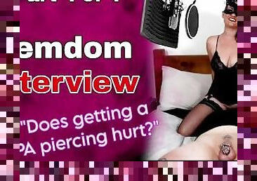 Femdom Q&A Interview from Real Couple Homemade Amateur Chastity Facesitting Slave Milf Stepmom BDSM