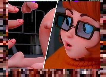 Velma horny fucked big cock ghosts cumshot pussy