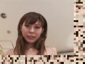 Big-eyed Asian beauty Miyu Misaki is ready to give a nice blowjob