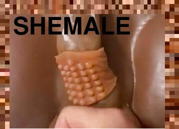 Sex toy time for shemale